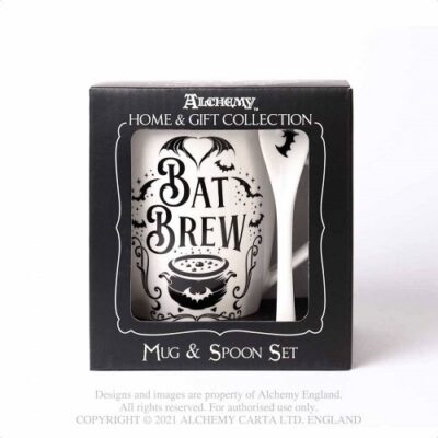 Alchemy England bat brew Mug and Spoon Set