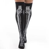 OTK Socks With Skeleton Pamela Mann