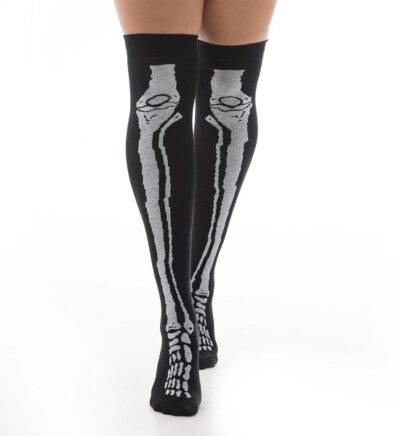 OTK Socks With Skeleton Pamela Mann