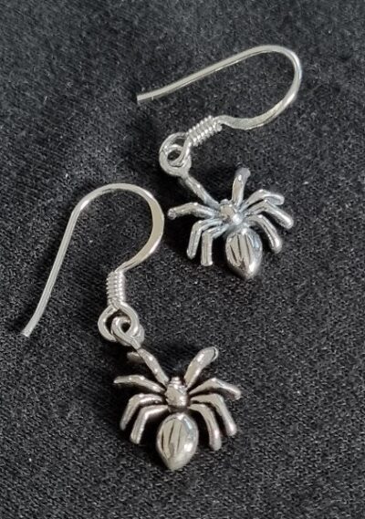 Spider Sterling Silver Earrings