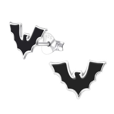 Bat - 925 Sterling Silver Colourful Ear Studs MS13280