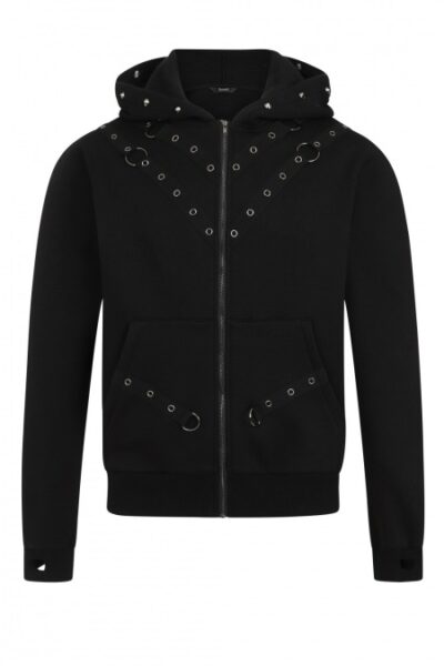 Mens Hoodie Banned Apparel HDM59054BLK