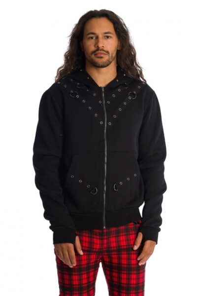 Mens Hoodie Banned Apparel HDM59054BLK