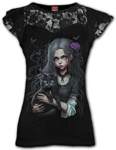 Goth Familiar Lace Top Spiral Direct