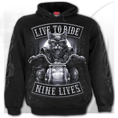 Nine Lives Hoody Spiral Direct