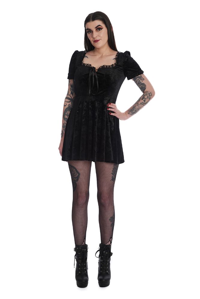 Chandelier Babydoll Dress DR16923 Banned Apparel