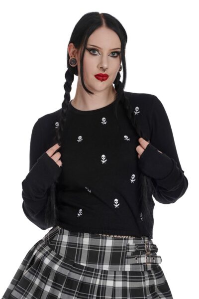 Nevermore Knitted Jumper Banned Apparel JP57163