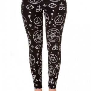 Pentagram Leggings Banned Apparel