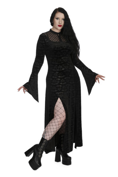 Hex Goth Bat Dress Banned Apparel DR17122