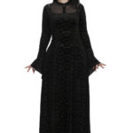 Hex Goth Bat Dress Banned Apparel DR17122