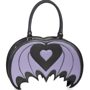 Purple Bat Shaped Handbag Banned Apparel