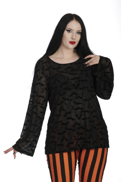 Temptress Bat Top Banned Apparel TP10641